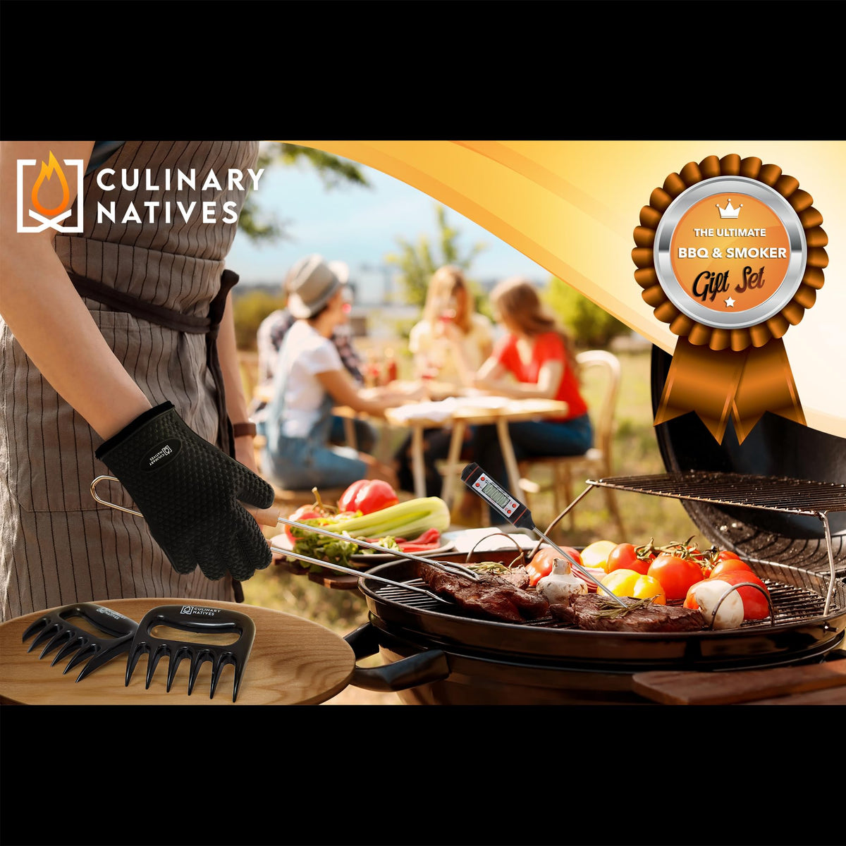 CULINARY NATIVES gift-ready packaging for spring cookouts