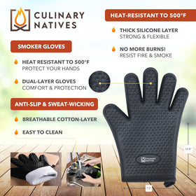 CULINARY NATIVES meat claws lifting pulled pork with grease-free grip and steady control