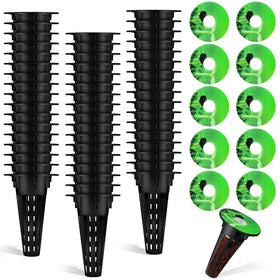 Cunhill hydroponic basket 0.5in black designed for efficient root growth and water circulation
