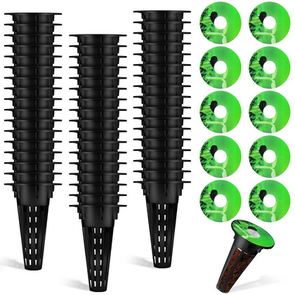 Cunhill hydroponic basket 0.5in black designed for efficient root growth and water circulation