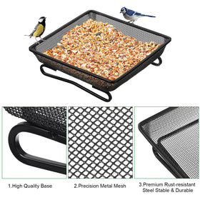 Cunhill rust-resistant coating protects the tray for long outdoor use