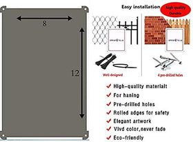 Cuorung Direct indoor outdoor use scenarios sign mounted in various spaces