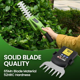 CURECURE 65Mn blade close-up shows sharp, precise trimming for delicate plants.
