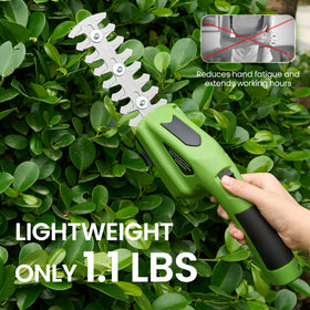 CURECURE Short blade ideal for grass cutting and precise edge work.
