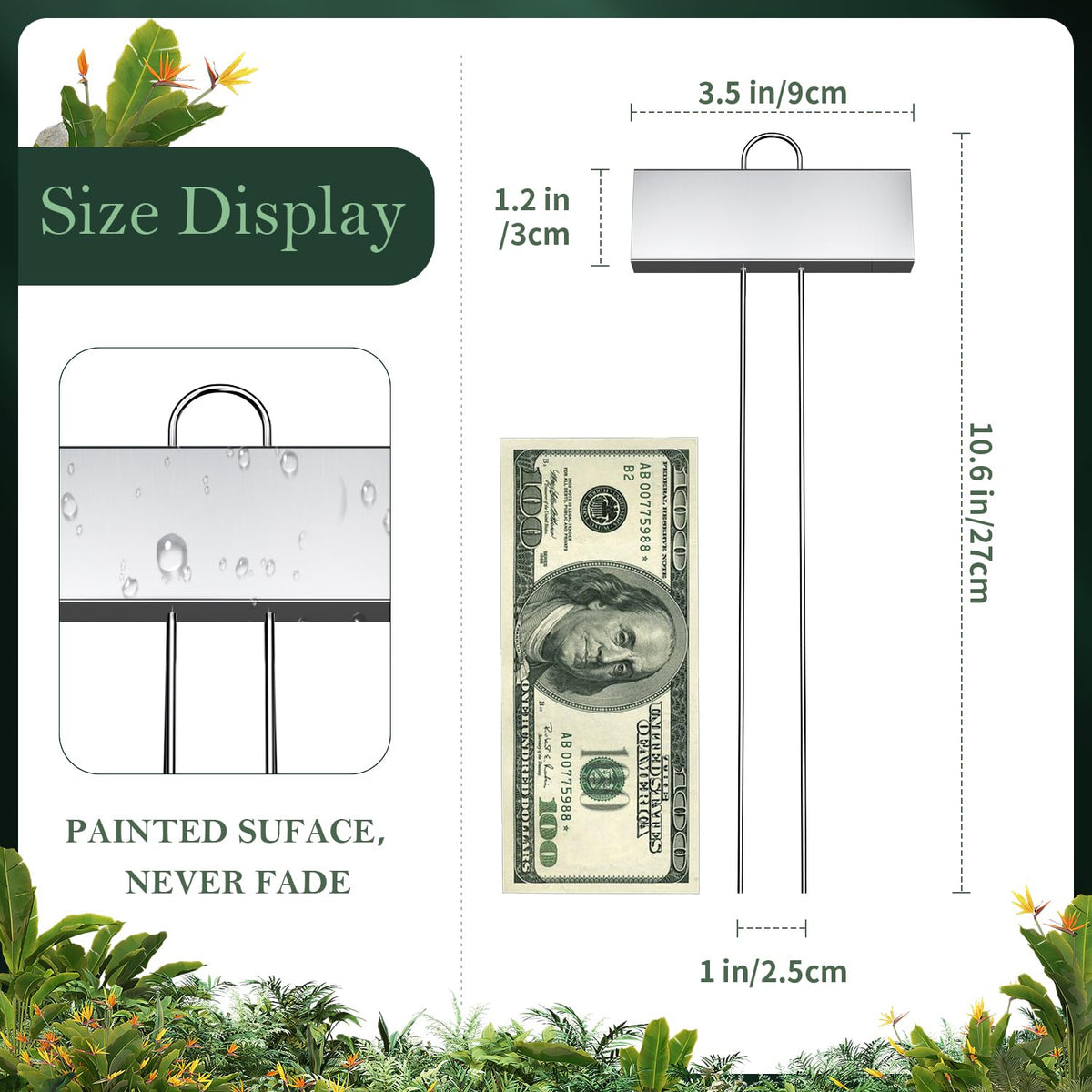 Cureder DIY writing plant labels with pen for quick plant notes.