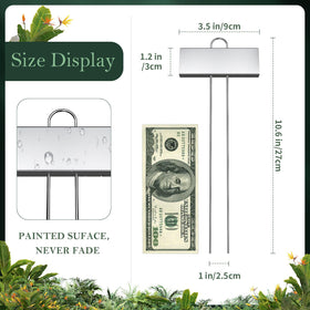 Cureder DIY writing plant labels with pen for quick plant notes.