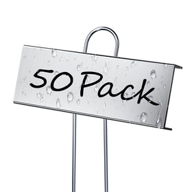 Cureder metal plant labels for outdoor use, durable and weatherproof.