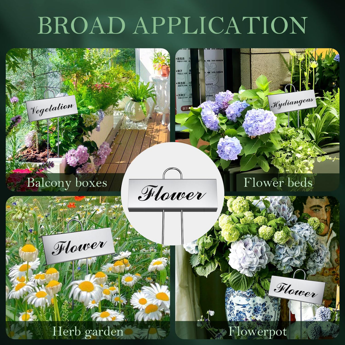 Cureder waterproof plant labels resist humidity for lasting garden labeling.