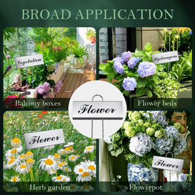 Cureder waterproof plant labels resist humidity for lasting garden labeling.