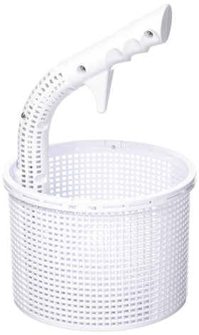 Close-up of FlowSkim basket highlighting durable construction for debris capture.