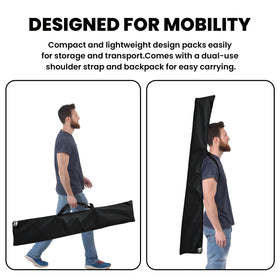 CUSTOMTREND 8ft swooper flag compatibility expands signage options.