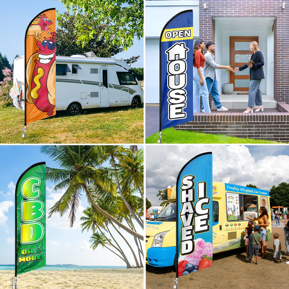 CUSTOMTREND reusable design supports repeated outdoor campaigns.