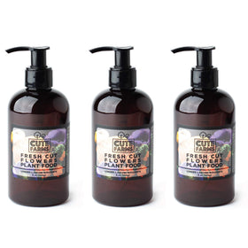 Cute Farms Fresh Cut Flower Food bottle pump enables precise dosing to keep blooms fresh longer.