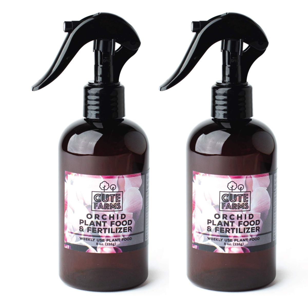 Cute Farms Orchid Plant Food bottle mist delivers even spray for healthy growth