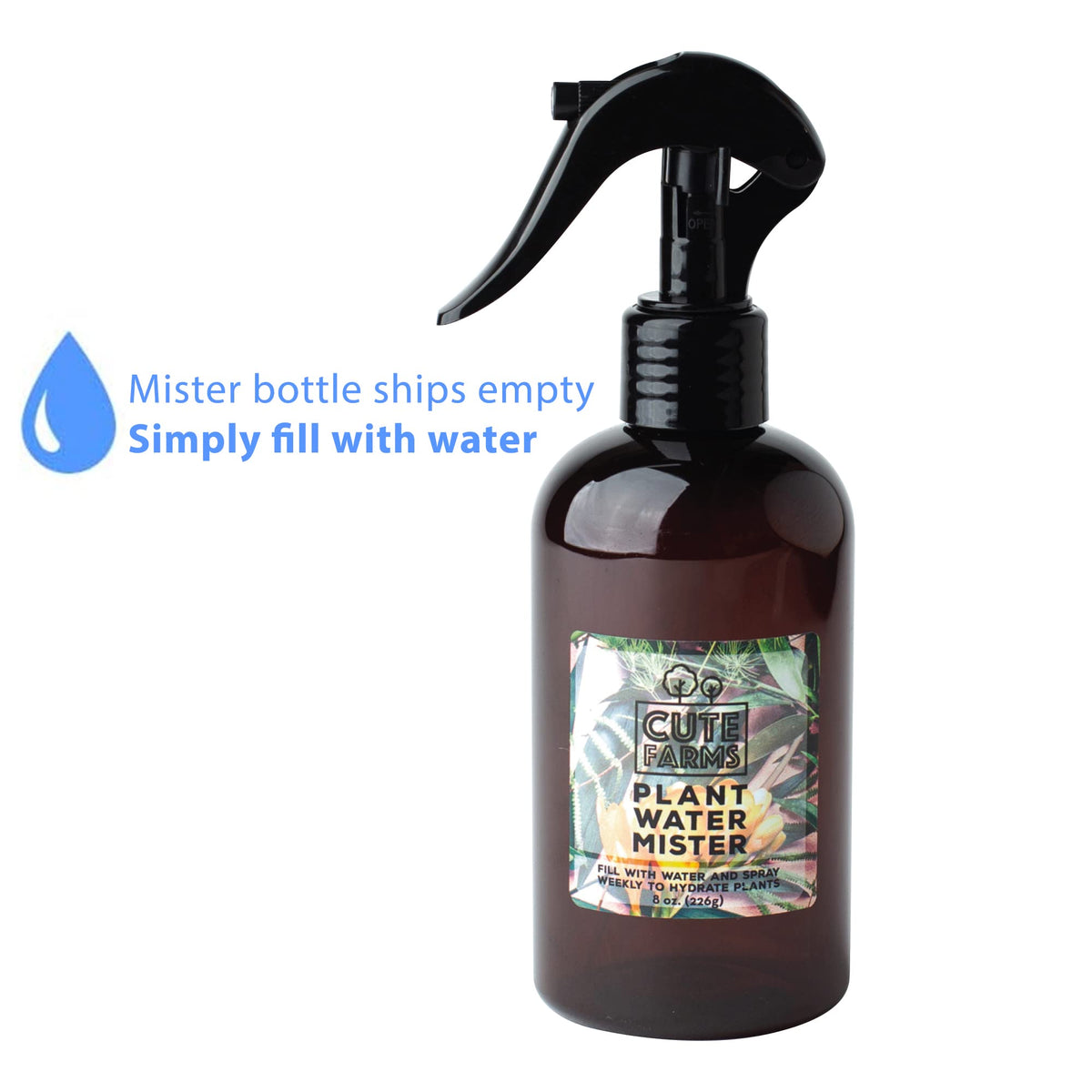 Cute Farms Succulent Fertilizer mister spray for easy monthly hydration.