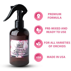 Two bottles included for steady orchid care and consistent feeding