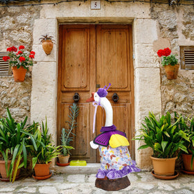 Cutecrop butterfly goose outfit, packaging included, ready-to-install decor accessory