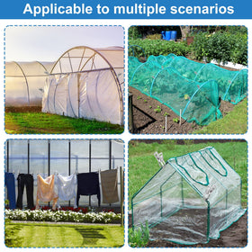 Cuxeedi shade cloth secure clip keeps fabric from blowing in wind.