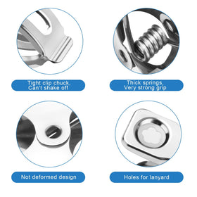 Cuxeedi stainless steel garden clip highlights robust construction for long-lasting use.