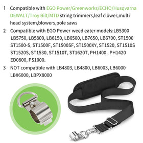 CVHCVH strap versatile compatibility showing multiple tools for garden power heads