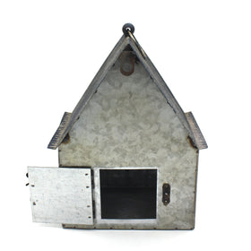 CVHOMEDECO outdoor hanging birdhouse with loop and back hook
