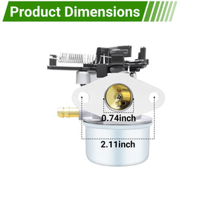 CVILL carburetor installation view demonstrates easy fit for Toro TimeMaster 30.