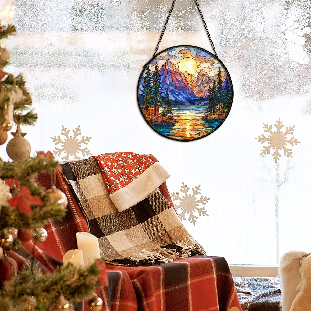 cvjutf Metal-edge design provides sturdy support for year-round display.