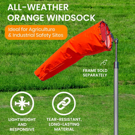 CW The Custom Windsock Co. windsock-only note clarifies frame compatibility.