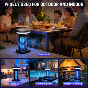 CXBER Night-light camping mode combines illumination and pest control.