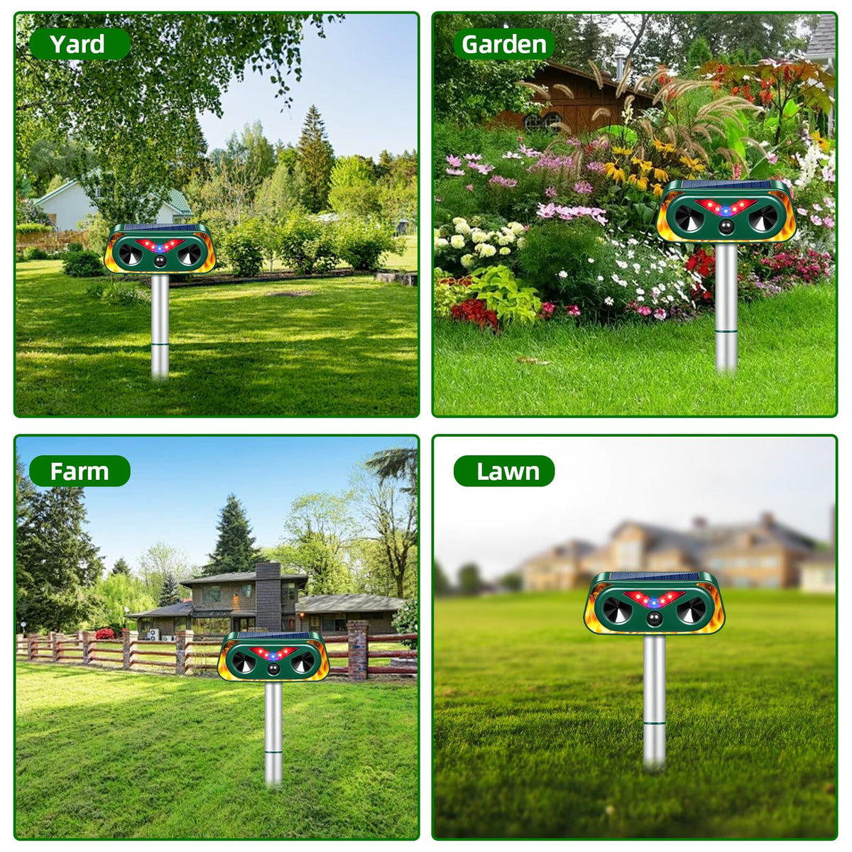CXIENAOY easy tool-free installation with stakes for flexible placement