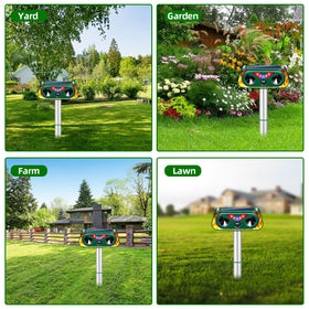 CXIENAOY easy tool-free installation with stakes for flexible placement