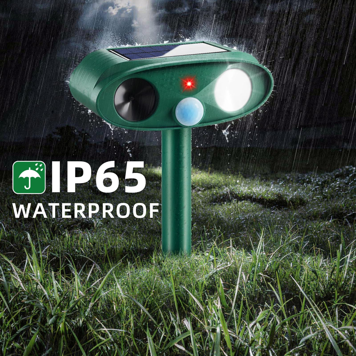CXIENAOY easy-install deterrent with wide coverage for patios and lawns