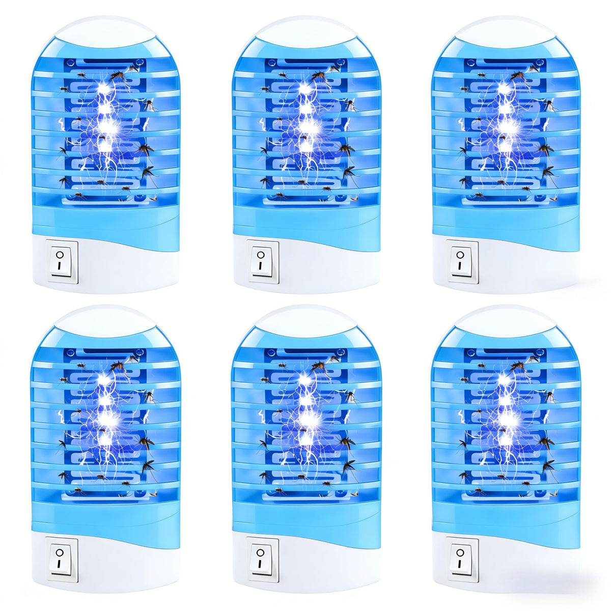 CXIENAOY 2026 plug-in bug zapper front view for indoor pest control