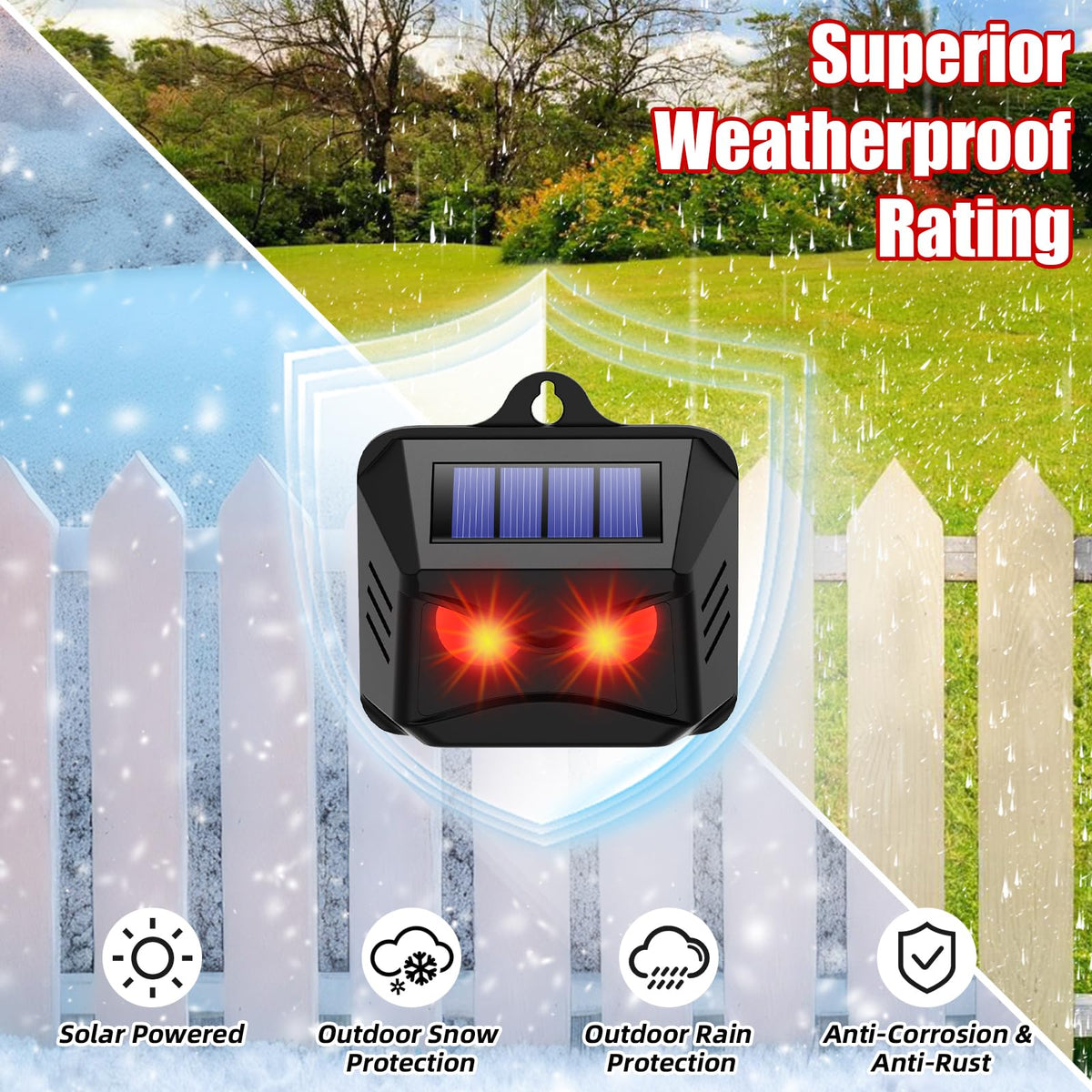 CXIENAOY humane deterrent lights deter animals safely without harm