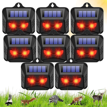 CXIENAOY solar nocturnal deterrent eyes protect chicken coops from wildlife
