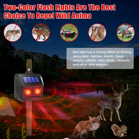 CXIENAOY solar panel charges automatically for cord-free overnight protection