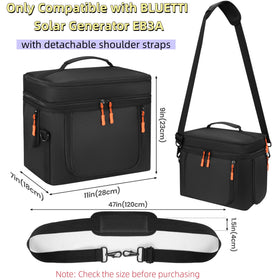 Cxinesbag Bluetti AC2A case interior access for quick powering on the go.