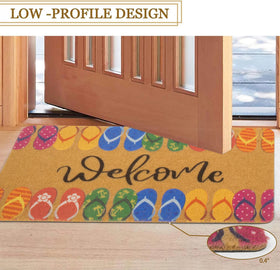 CXQRR 17x30 entrance mat demonstrates low-profile design for easy door clearance