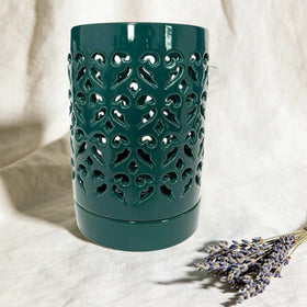 CXYNDFA ceramic orchid pot in indoor living room blends with decor.