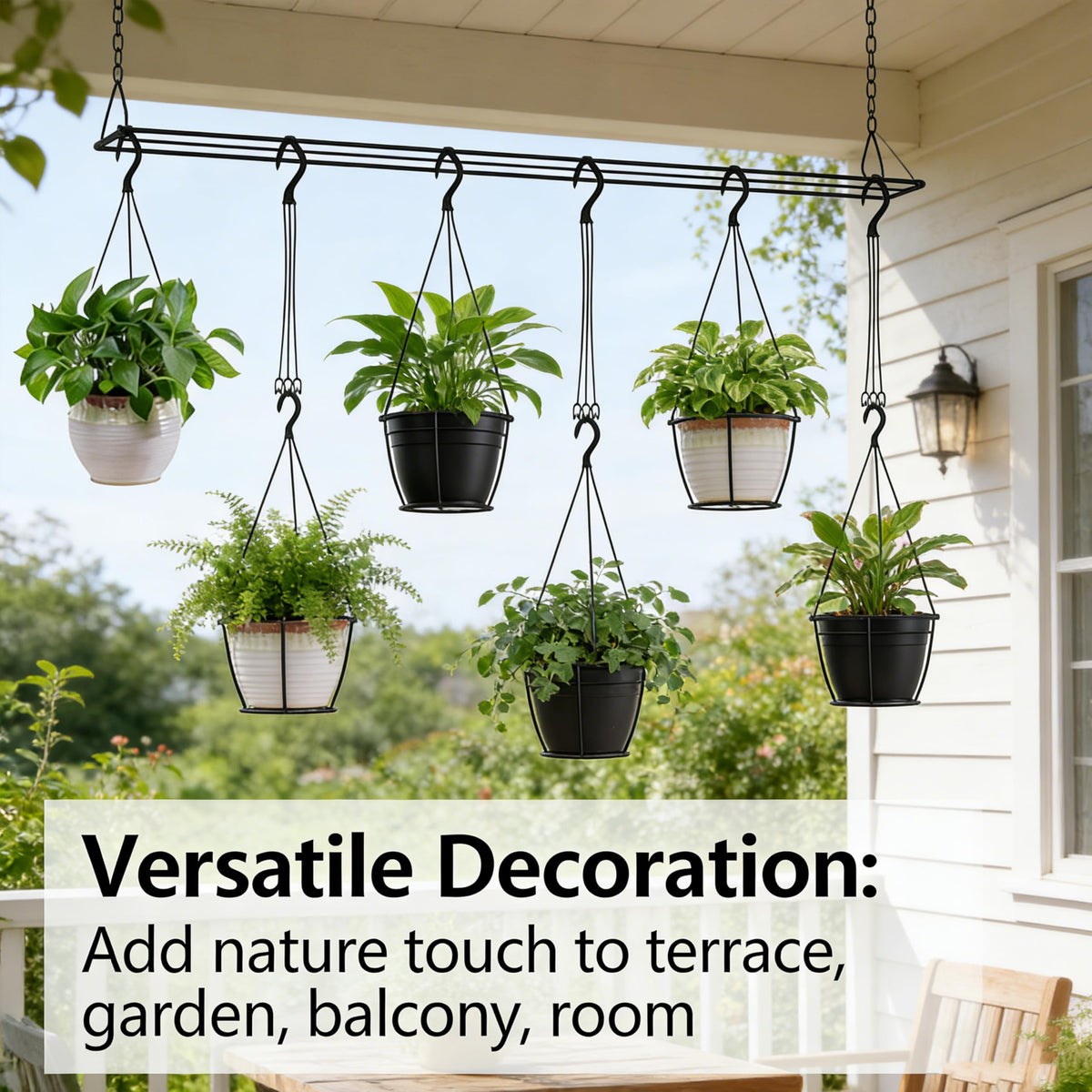 CXYNDFA hanging planter kit enables space saving vertical gardening