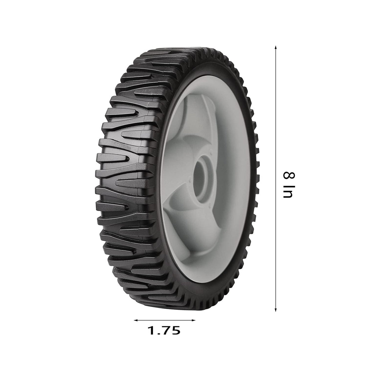 CY CHAOYA replacement front wheel set 8x2 for lawn care