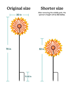Cyan Oasis sunflowers welcome guests as a charming entryway accent