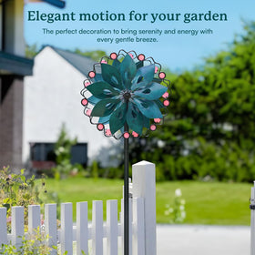 Cyan Oasis 13x70.5 inch size creates a tall garden focal point