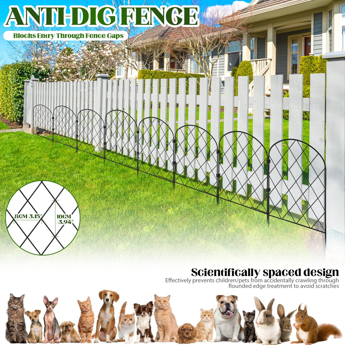 Cycayit all-weather fence remains durable in extreme temperatures.