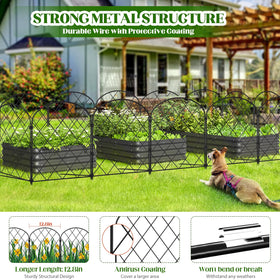 Cycayit flexible layout forms straight, curved, or enclosed borders.
