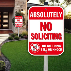 Cyedamu yard placement sign shown in garden view