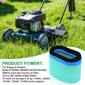 Cyleto foam pre-cleaner included extends filtration before the main element.