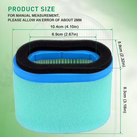 Cyleto air filter JS63 for Deere engines protects the carb from dust and debris.