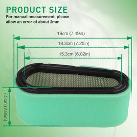 Cyleto air filter installed on a mower engine for smooth operation