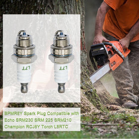 Cynkpeg BPM8Y spark plug designed for 33cc–49cc engines and reliable ignition.